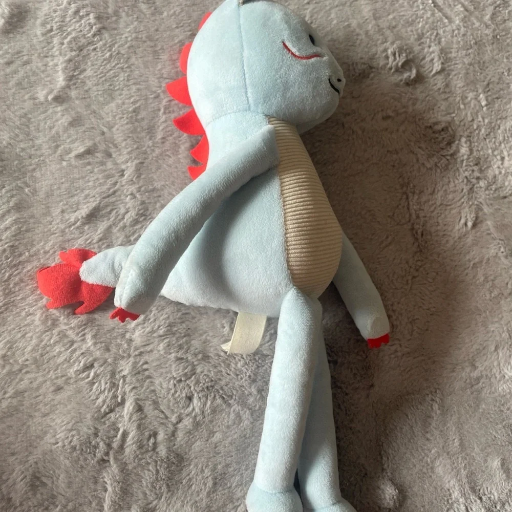 Blue Plush Dragon & baby dragon with 2024 Logo Cathay